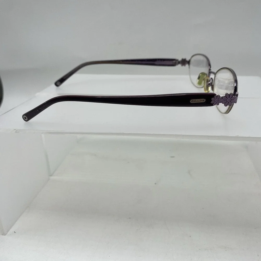 Coach Eyeglasses Women FRAMES ONLY 1007 Orena 1007 Half Rim Gold Lilac 208